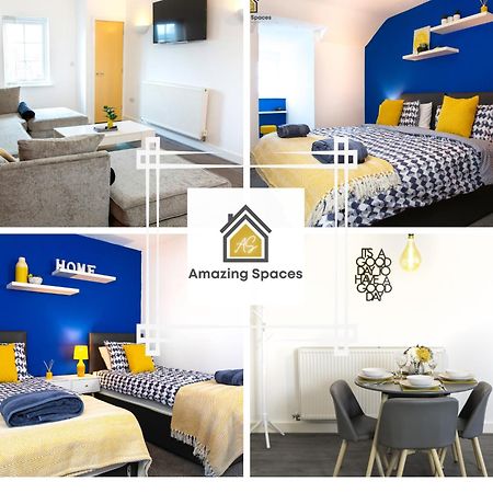 Large Unique 2 Bedroom Duplex Apartment With Private Parking & Free Wifi - Vat Qualifying By Amazing Spaces Relocations Ltd Уорингтън Екстериор снимка